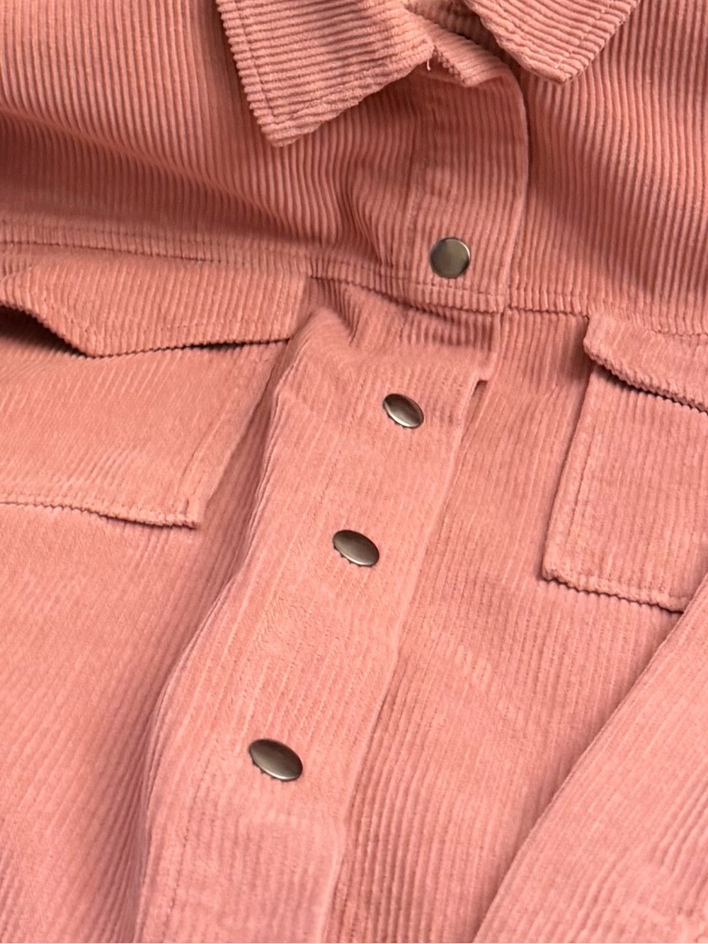 Corduroy Jacket in Dusty Rose